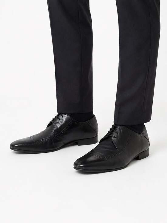 Ted Baker Other - Ted Baker men black leather wingtip oxford dress shoes size 8